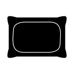 Naklejka premium Pillow icon template