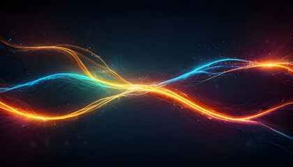 Obraz premium Abstract background, A colorful abstract background design. Generative Ai