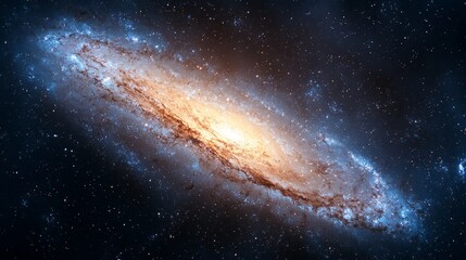 Fototapeta premium Spiral Galaxy in Deep Space.