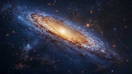 Obraz premium Spiral Galaxy in Space.