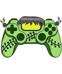 Halloween Game controller Monster PNG