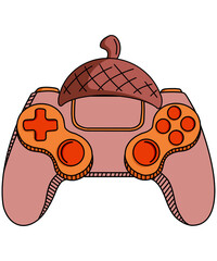 Thanksgiving Game controller Acorn PNG