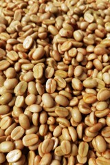 Close up of coffee beans for background          