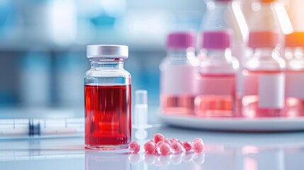 Dizziness due to hypoglycemia, low red liquid sugar test, clinical environment, detailed and high resolution