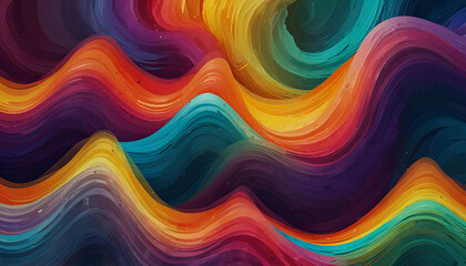 Obraz premium Abstract background, A colorful abstract background design. Generative Ai