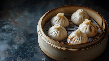 Steamed Buns, a popular and convenient and delicious food.