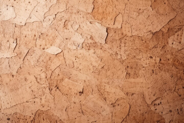 Processed collage of cork board or OSB board material texture. Background for banner, backdrop