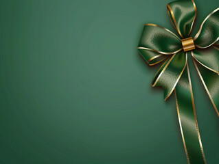 Glossy Ribbon On A Right Corner