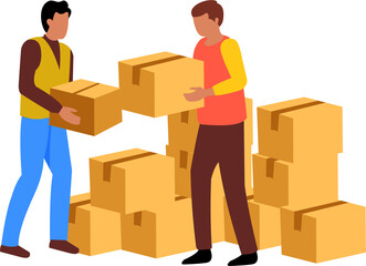 Refugee Aid Illustration