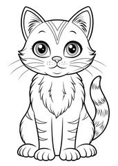 Creative Cat Coloring Pages for All Ages: Perfect for Relaxation. Cute. Cat. Coloring. Pages. Relaxation