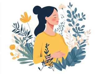 Empowering Women s Health and Perinatal Mental Care through Flat Design Support Guidance and Resources for Mothers Maternal Wellbeing and Healthy Communities