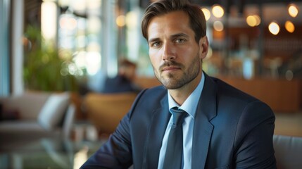 Fototapeta premium Financial Advisor, Knowledgeable And Trustworthy