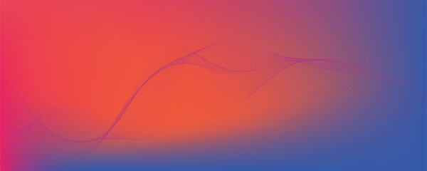 abstract gradient colorful background with wavy lines