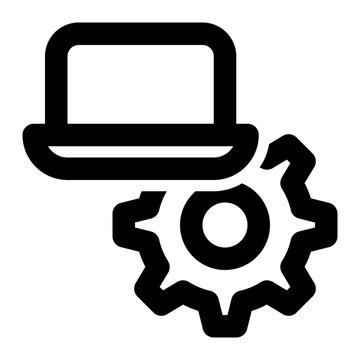 recommend clip art: computer setting, laptop setting, pc setting, computer setup, laptop configuration, laptop outline icon