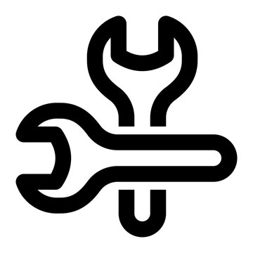 recommend clip art: wrench, tools, setting, maintenance, repair, mechanic outline icon