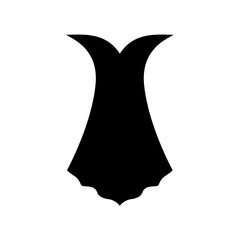 Fashion girl dress vector illustration