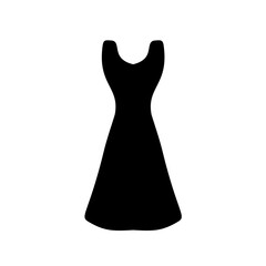 Fashion girl dress vector illustration