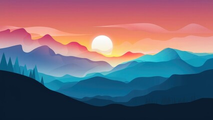 Fototapeta premium gradient soft color