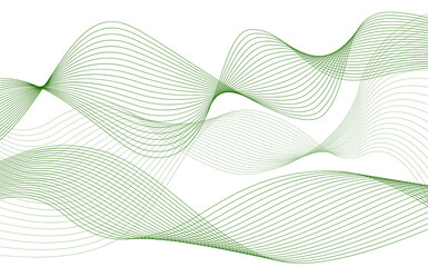 Abstract background. Wave of many lines on white background. Design element for brochure, flyer, web design.