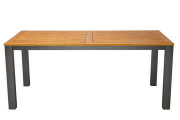 wooden table isolated on white background .dining table
