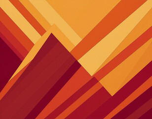 Abstract Autumn Gradient Background Deep Red to Soft Yellow Color Blend