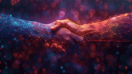 Digital Handshake: A Symbolic Representation of Connection and Collaboration