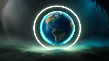 Digital technology and global network concepts