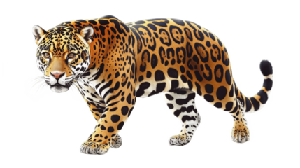 Majestic Jaguar Walking with