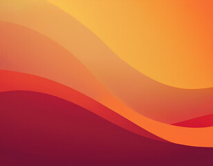 Abstract Autumn Gradient Background Deep Red to Soft Yellow Color Blend