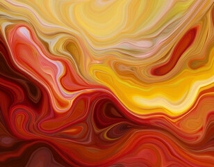 Obraz premium Abstract Autumn Gradient Background Deep Red to Soft Yellow Color Blend