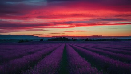 red and blue background