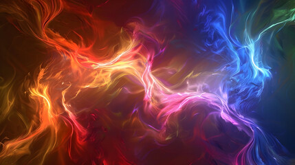 Fototapeta premium Abstract Background with Swirling Colors