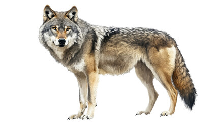 Obraz premium Majestic Grey Wolf Standing