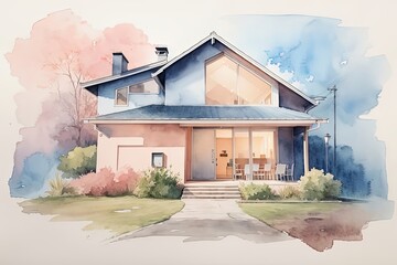 old house in the mountains