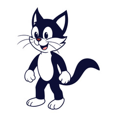 carton cat vector illustration