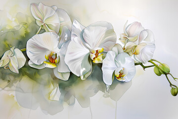 Obraz premium 美しい胡蝶蘭の花