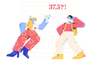 Checking temperature: 37.5!?