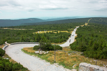 Karkonosze - widok ze szczytu Szrenicy