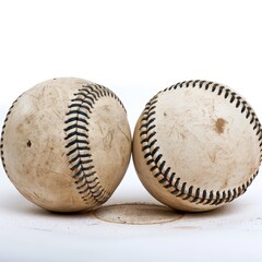 Intense Moment in Baseball - Bases Loaded with Isolated Background