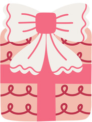 Square Gift Box with Ribbon