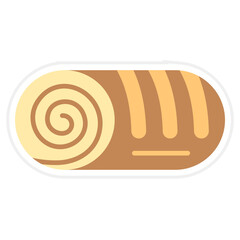 Swiss roll Icon