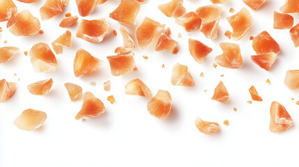 Fototapeta premium Mastic Gum Resin Isolated on White Background for Traditional Medicine, Natural Supplements, and Gum Health