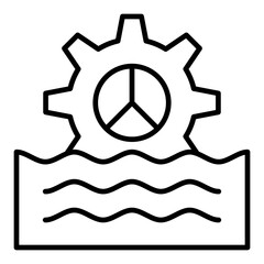 Fluid mechanics Icon