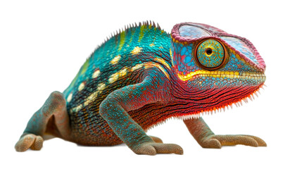 Fototapeta premium Vibrant Chameleon with