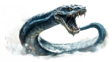 Mythical Sea Serpent with