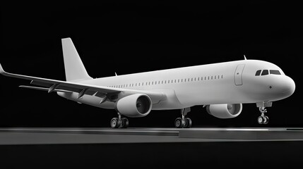 Obraz premium A small white airplane gracefully soars through the azure sky, proudly trailing a vibrant advertising banner behind it