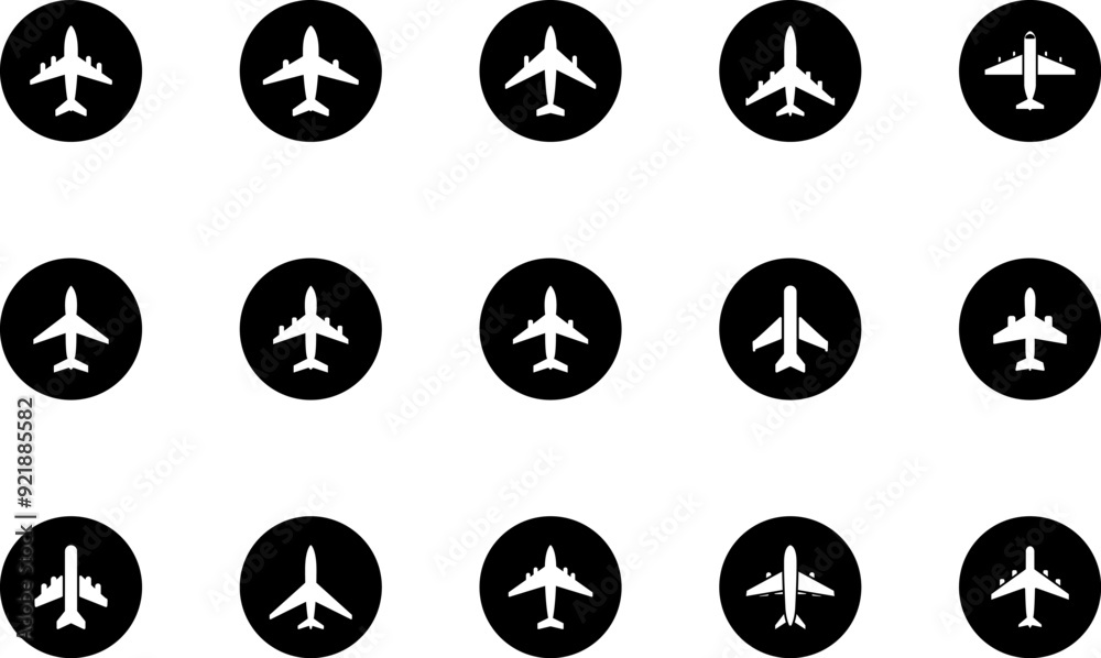 Canvas Prints airplane icon. plane illustration sign collection. aircraft symbol. air plane, plane, travel. vector