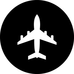 Airplane icon. Plane illustration sign collection. Aircraft symbol. Air plane, plane, travel. Vector illustration.