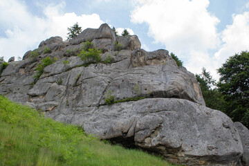 rocks in the mountains