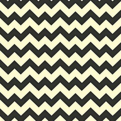 Seamless Chevron Pattern in Black and Yellow